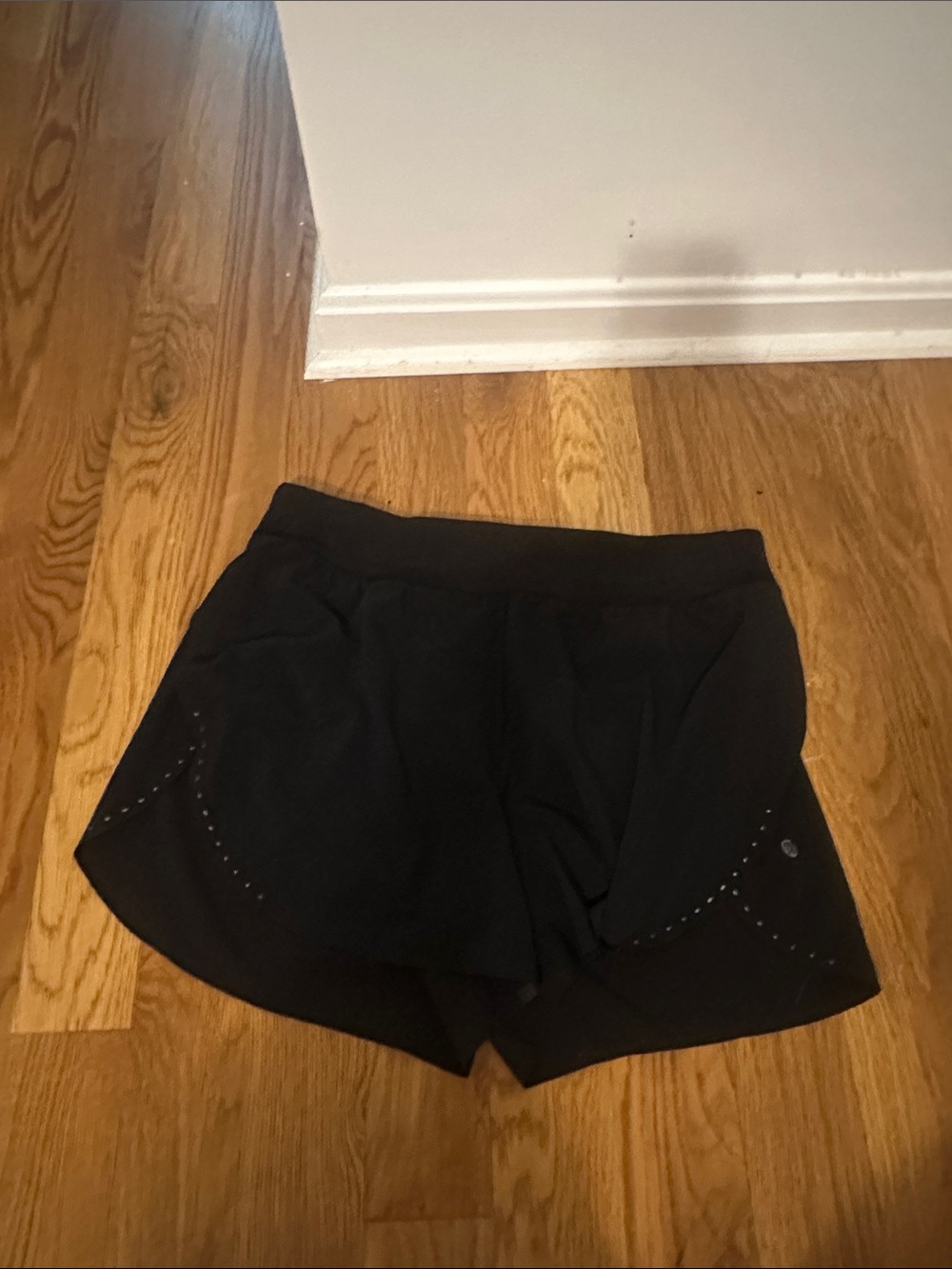 Lululemon Black Fast and Free High-Rise Shorts